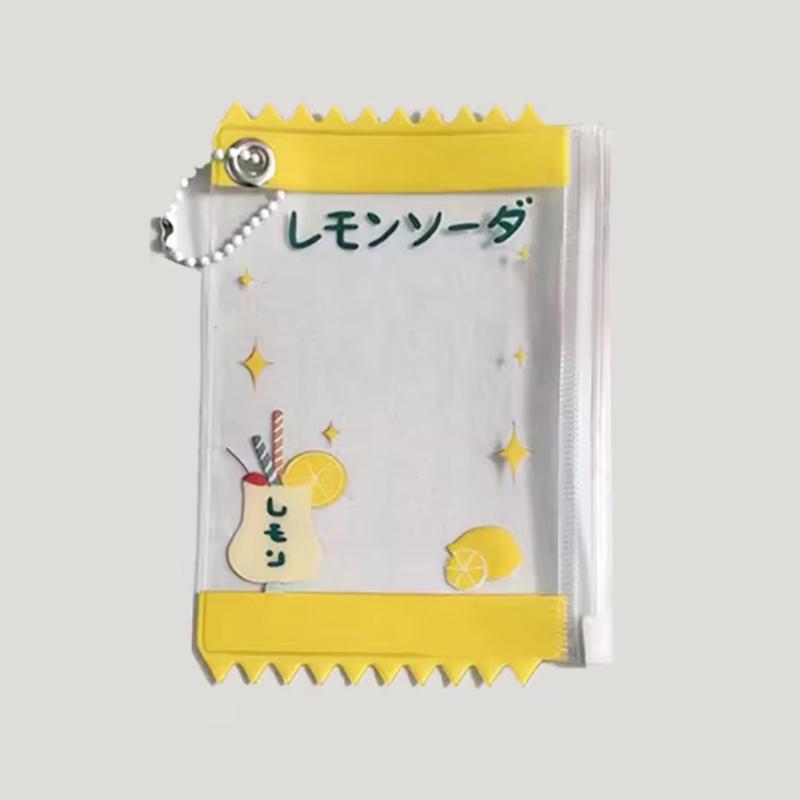 1PC Transparent Candy Bag INS Photocard Holder Idol Photo Card Protective Cover Badge Holder Korean Card Holder Funny