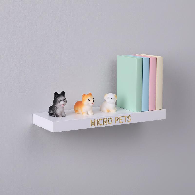 2pcs Dollhouse Cute Puppy Dog Model Kawaii Mini Animal 1:12 Figurine Miniature Resin Keychain DIY Landscape Scene Decor Ornamen