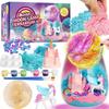 Unicorn Creative Set Girls Night Lamp Kinetic Sand Diy
