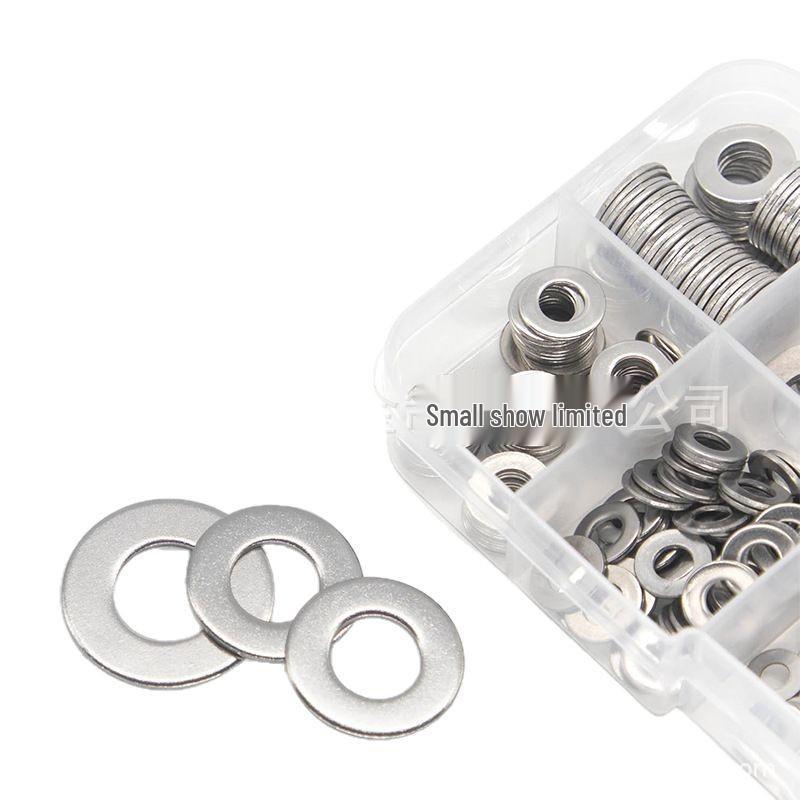 910-Piece Stainless Steel Flat Washer Set for Screws