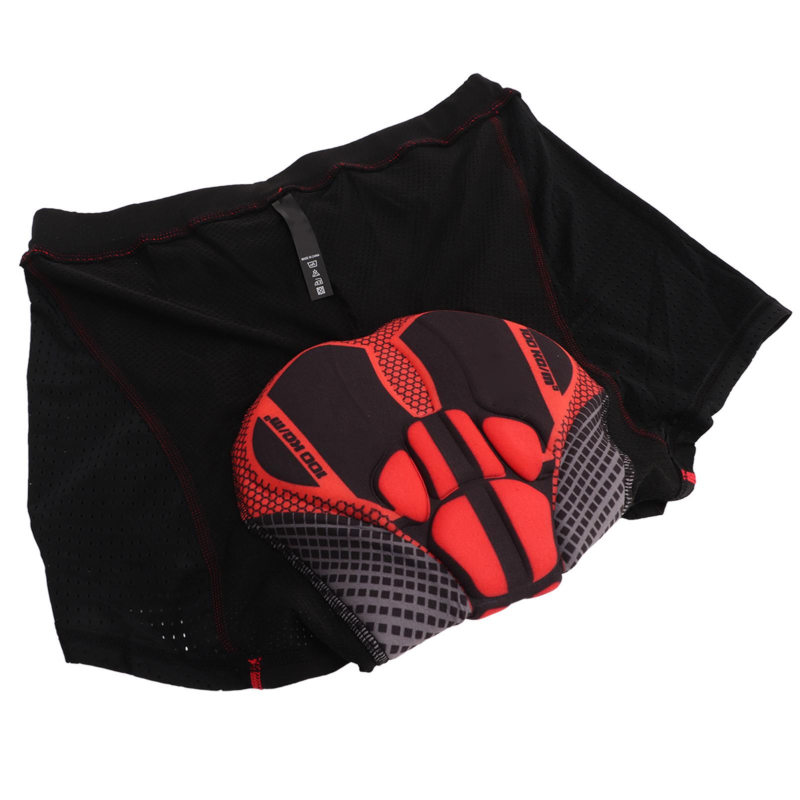 

Велосипедное нижнее белье Дышащее Ударопрочное с 5D подкладкой Велосипедные шорты Быстросохнущие для езды на открытом воздухе Черные