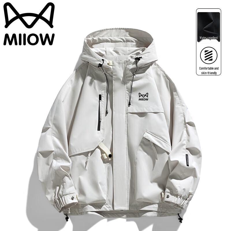 

Mao Ren Men s Hooded Windproof Waterproof Casual Jacket 3XL