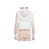Nike Logo Print Kapuzenjacke Damen Oberbekleidung Weiß CW1562-100