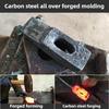 Carbon Steel Forging Iron Hammer Blacksmith Wooden Handle Hammer Blacksmith Flat Mouth Head Hand Tools Manual Multi Purpose