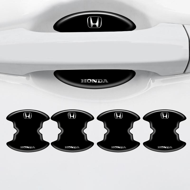 

8Pc Car Door Handle Protection Car Door Bowl Sticker Anti Scratch Sticker For For Honda Civic Accord Vezel Fit CRV HRV Crz Hrv