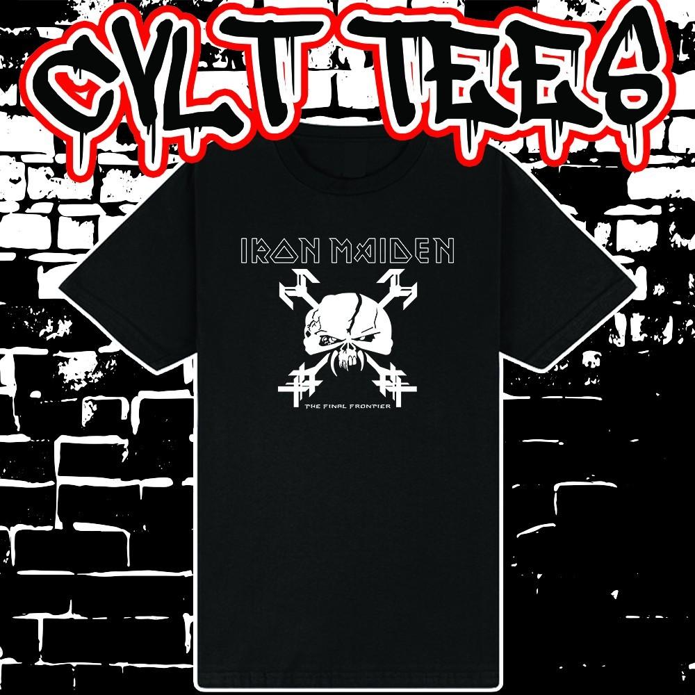 Iron Maiden The Final Frontier Band Tee 100% Cotton Unisex T-Shirt M