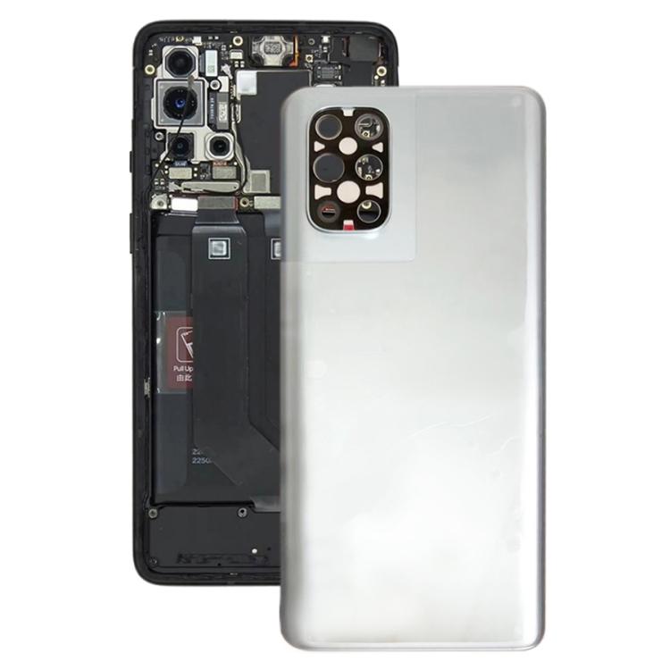 

Для OnePlus 8T+ 5G задняя крышка аккумулятора с крышкой объектива камеры зелёный
