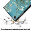 For Samsung Tab A9 2023 Case Premium Leather Tri Fold Stand Cover for A9 Plus Tablet Shockproof Protective Sleeve
