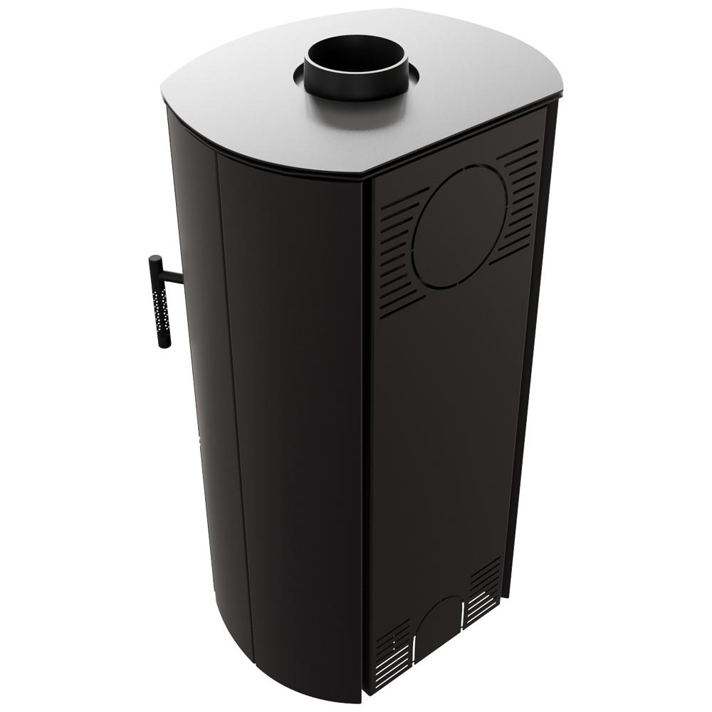 Wood Burning Steel Stove KRATKI FALCON Ø 150 10 kW Self Closing Door