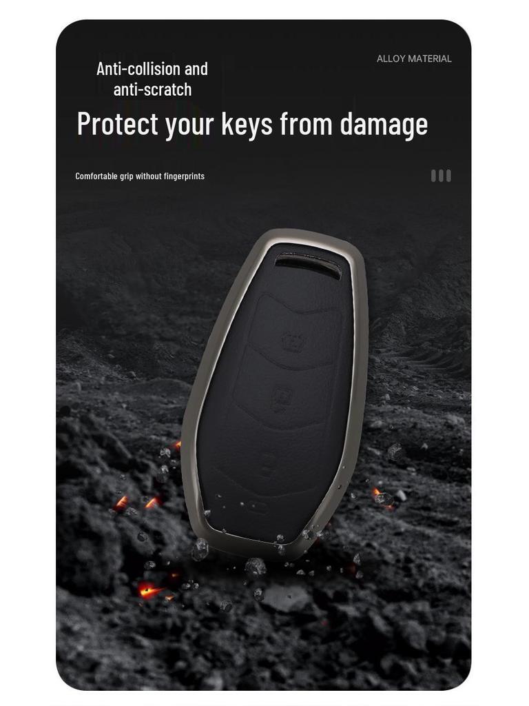 Car Remote Key Cover for Dongfeng Fengshen H30/S30 CROSS - Metal Business Style