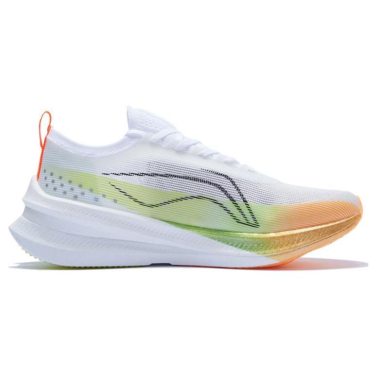New LiNing Feidian 3 Elite Anti Slip And Wear Resistant Breathable Low Top Running Shoes Unisex Orange White ARMT035-1