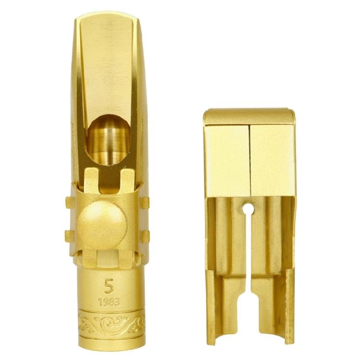 Brass Saxophone Mouthpiece Replacement Metal Eb Sax Mouthpieces with Caps and Ligatures Musical Instruments Accessories