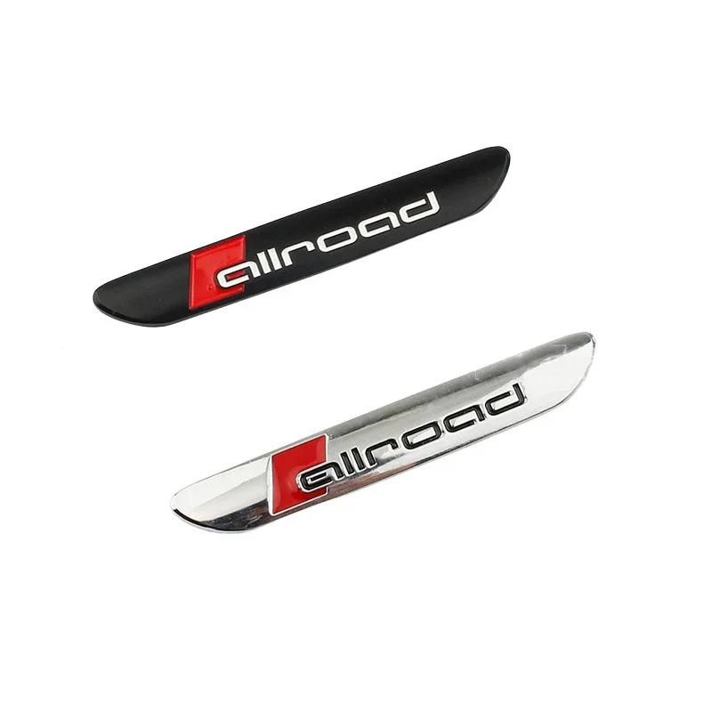 Fender Side Car Allroad Sline Logo Sticker Body Trunk Decal Decoration For hot A3 A4 A5 A6 A7 B8 C5 C6 S3 S4 S5 S6 TT Q3 Q5 Q7