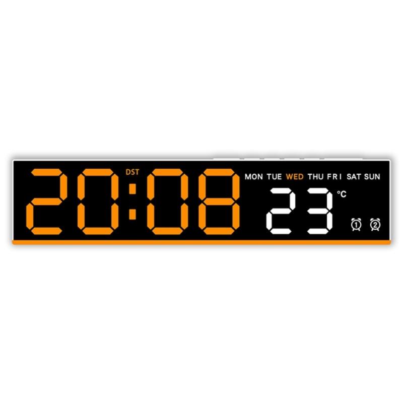 LED Wall Clock Simple Colourful Digital Clocks Gym Wall Multifunction Clock Large Led Screen Large Digital