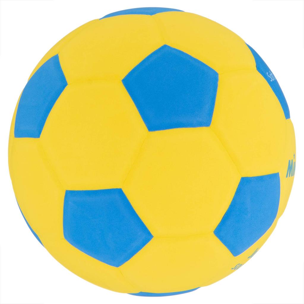 MIKASA Junior Soccer Size Smile Glued Recommended Internal Pressure Ball, 3, Soccer, Approx. 150g, Yellow/Blue, SF3J-YBL, Ball, 0.10-0.15kgf/cm²