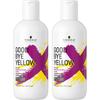 Goodbye Yellow Purple Salon Schwarzkopf Professional of Shampoo, 310g, Exclusive, (Set 2)
