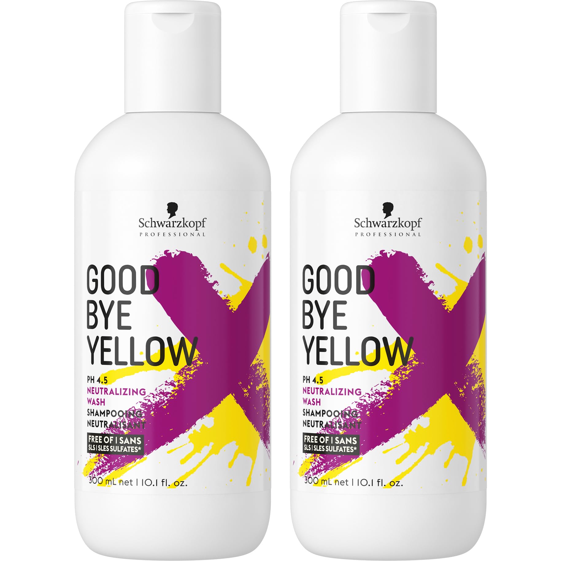 

Goodbye Yellow Purple Салонный шампунь Schwarzkopf Professional, 310 г, Эксклюзивный, (Набор 2)