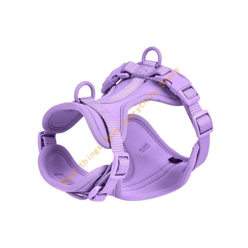 Pet Collar Dog Vest Escape Proof Adjustable Breathable Training Vest Chest Strap 55KF