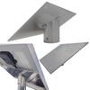 KAUSMEDIA 10W Solar Panel Mounting Single Solar Panel Fixed DIY Solar for and Farms Frame, Aluminum, 48.6mm Tube, 35-Degree Angle, Stand, Base, Parts,