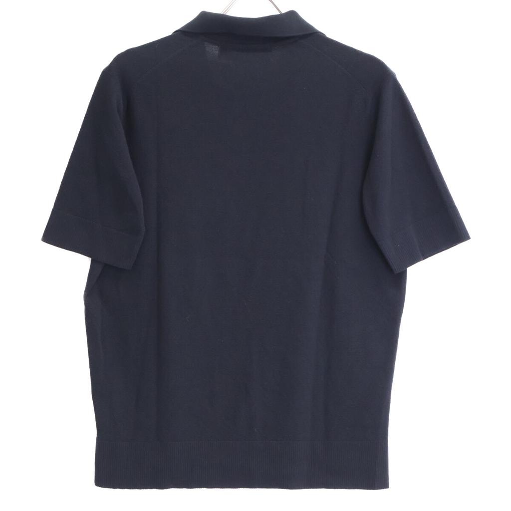 OVERCOAT S23K02-AG Black Short Sleeve Polo Shirt tops OO blackUsed