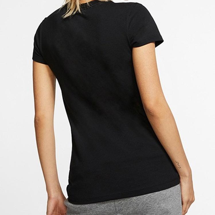 (WMNS) Nike Sportswear Tee JDI Basic Printed Short Sleeve TEE Black Women's CI1384-010