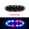 Solar Power Warning Light with Colorful LED For Car Motorcycles Flashlight Indicator In-Night Caution Strobe Light Running Lamp