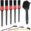 Juego De 9 Cepillos De Detalles, Cepillo De Limpieza Interior, Alambre De Acero Y Cepillo De NeumáTicos, Kit De Cepillos De Limpieza Automotriz,
