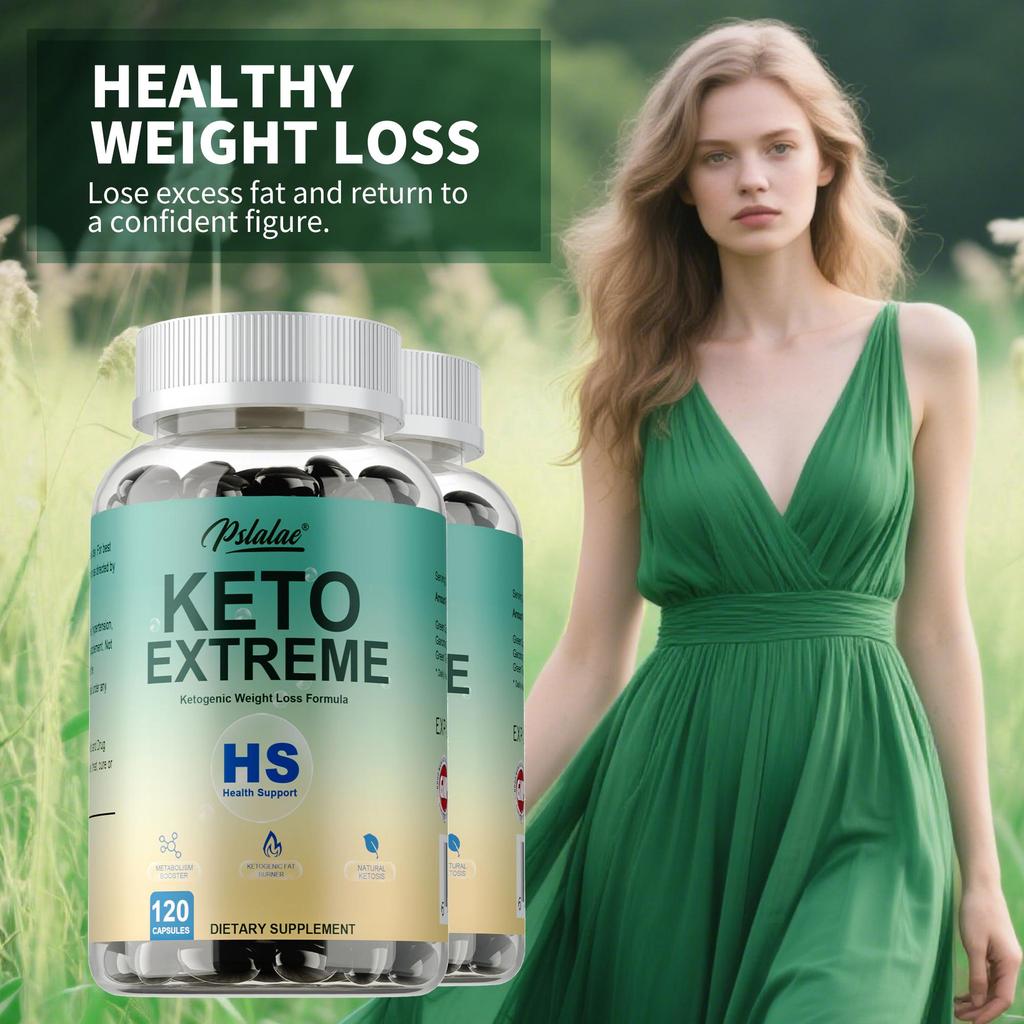 Capsule Keto Extreme - Perdita di Peso, Soppressore dell'Appetito, Detox, Brucia Grassi