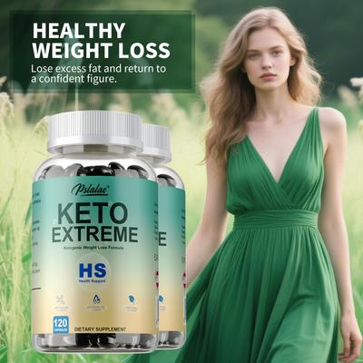 Cápsulas Keto Extreme - Pérdida de Peso, Supresor del Apetito, Desintoxicación, Quemador de Grasa