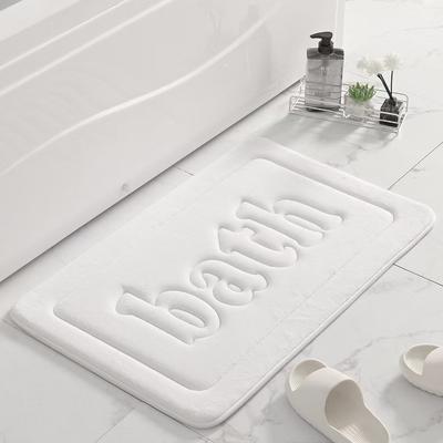 Letter Thickened Floor Mats, Bathroom Absorbent Mats, Bathroom Non-slip Kitchen Door Mats