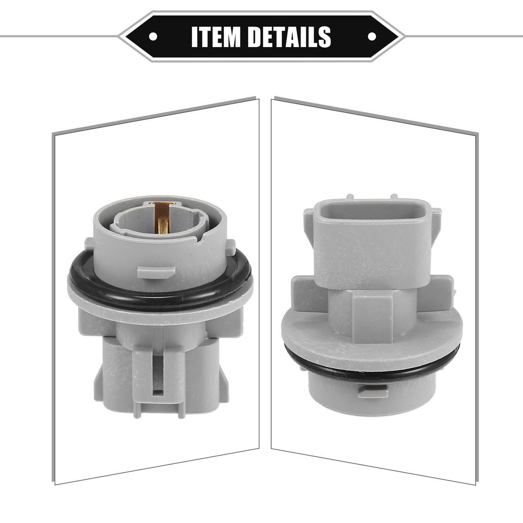 VekAuto Light Socket Light Socket Lamp Socket Car Outlet Socket Bulb Holder Front Turn