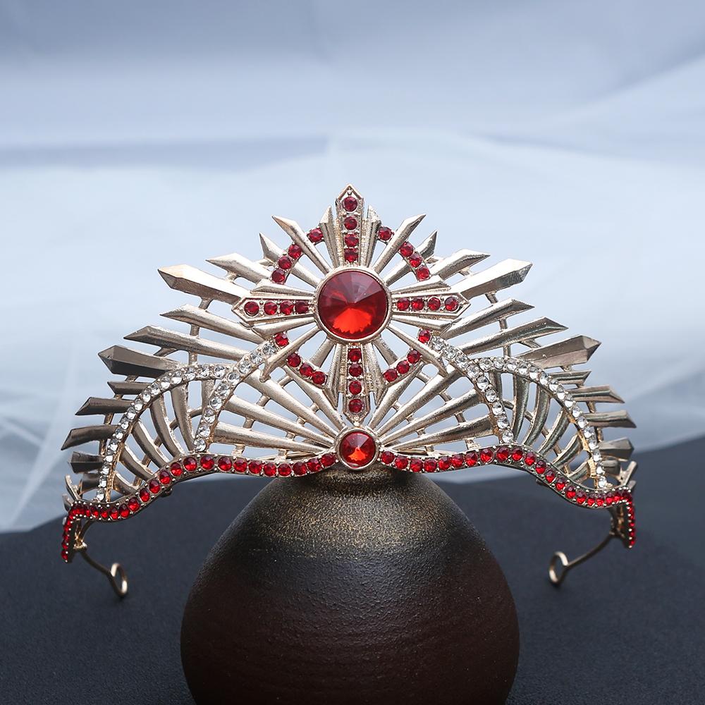 1pc Fashion Royal Vibrant Hair Crown Crystals Sparkling Rhinestones Radiant Design Perfect Elegance Pageant Themed Occasions