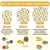 Reusable Beeswax Wrap Eco-Friendly Beeswax Wraps For Food Bread Sandwich Wrapper - Organic, Sustainable Zero Waste Food Storage