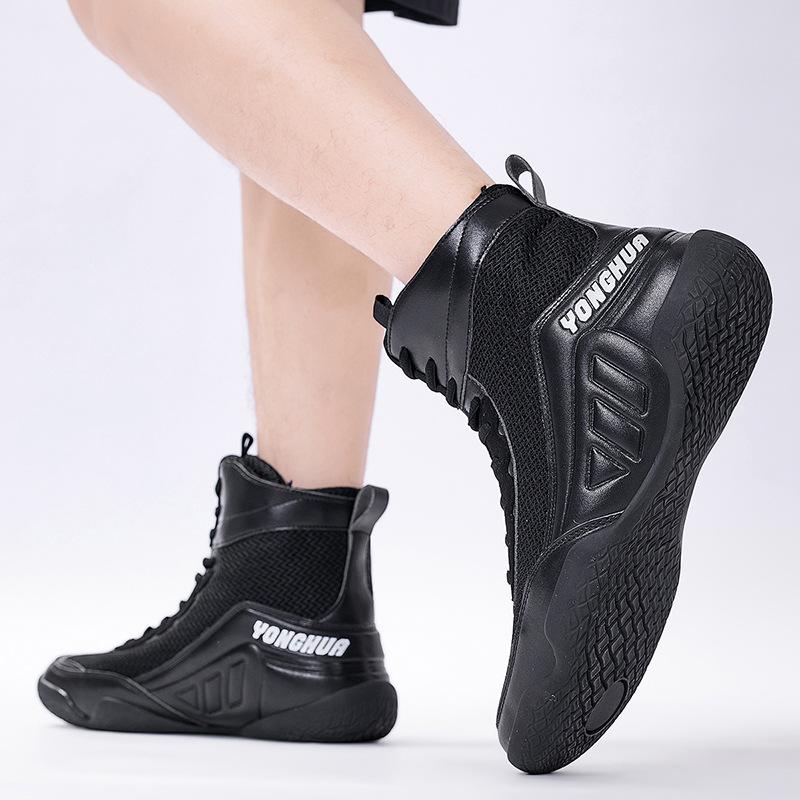 Men's Sports Single Shoes Hitting Wrestling Soft Comfortable Fitness Anti Slip Training Competition Indoor High