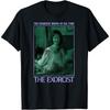The Exorcist Movie T-Shirt Iconic Possessed Regan MacNeil Priest Scene Print Soft Comfortable Unisex Horror Film Tee for Men