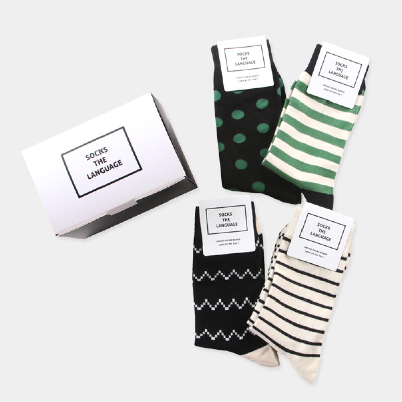 Sander Pattern Socks (4 SET)