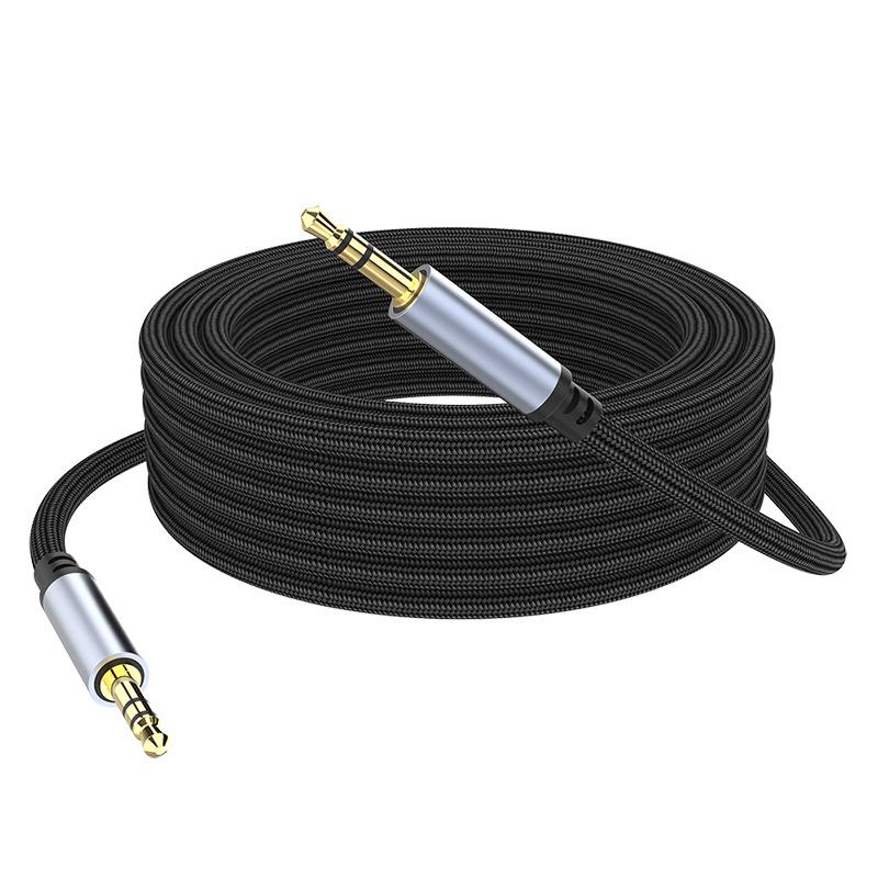 כבל שמע 3.5 מ"מ זכר לזכר לרכב, טלפון נייד, רמקול, אוזניות, מחשב