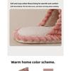 Men's Cotton Slippers for Winter Indoor Home Use, Anti Slip and Warm Flooring, Plush Slippers for Women