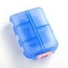 Portable Weekly Pill Organizer Box with 8 Compartments for 3x Daily Medication