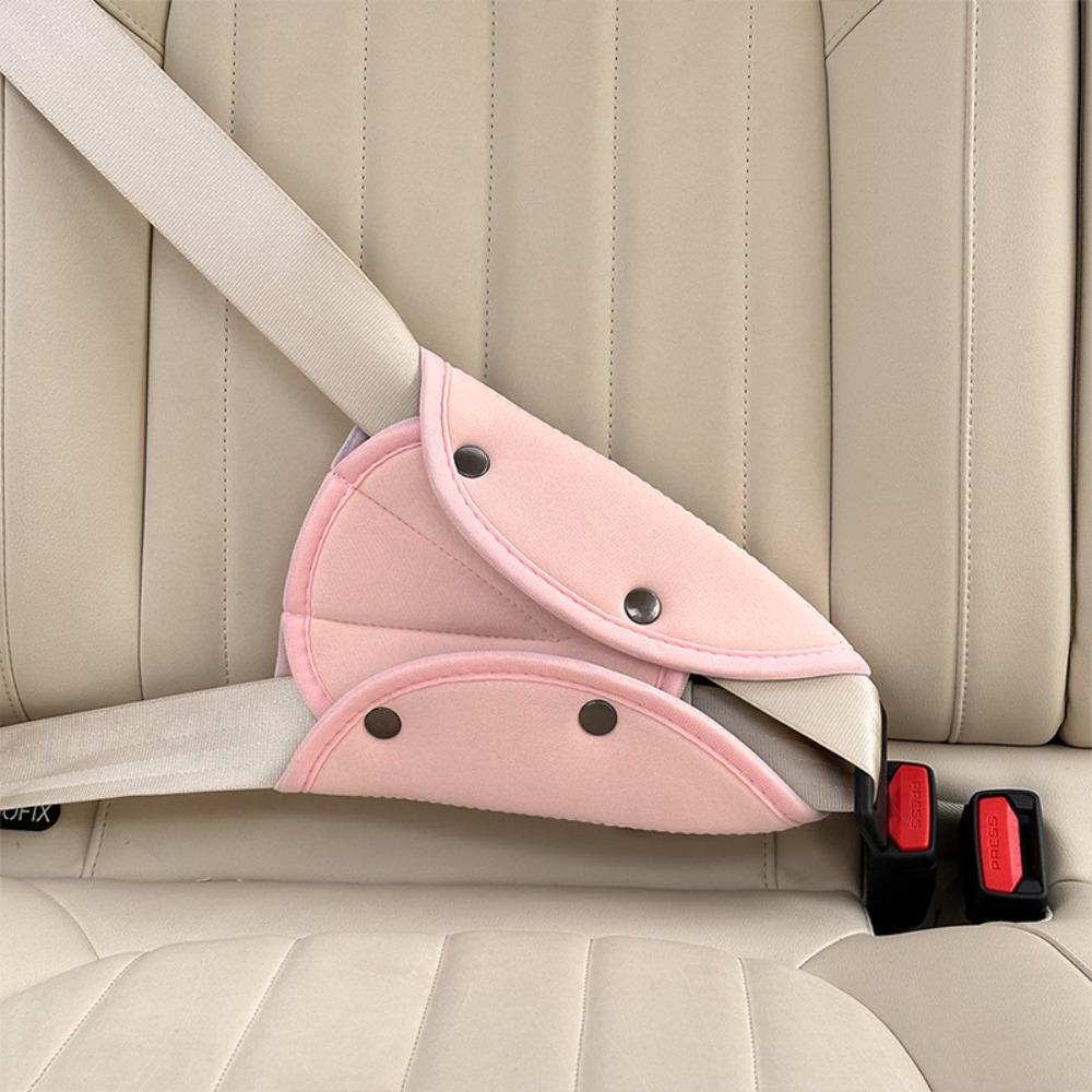 Adjustable Seat Belt Adjuster Anti-Pinch Car Seat Belt Cover Seat Belt Triangle Positioner Adults