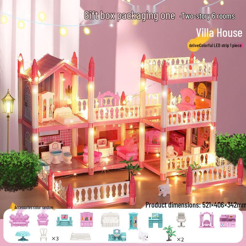 Princess Castle Dollhouse: Interactive Educational Toy for Girls
