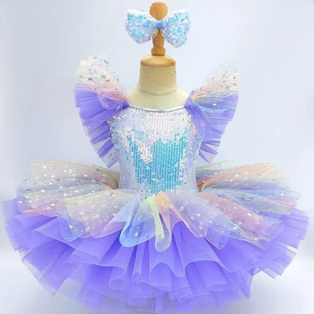 Romantic Ballet Tutu Skirt Puffy Princess Dress Fashion Performance Costume  Dance