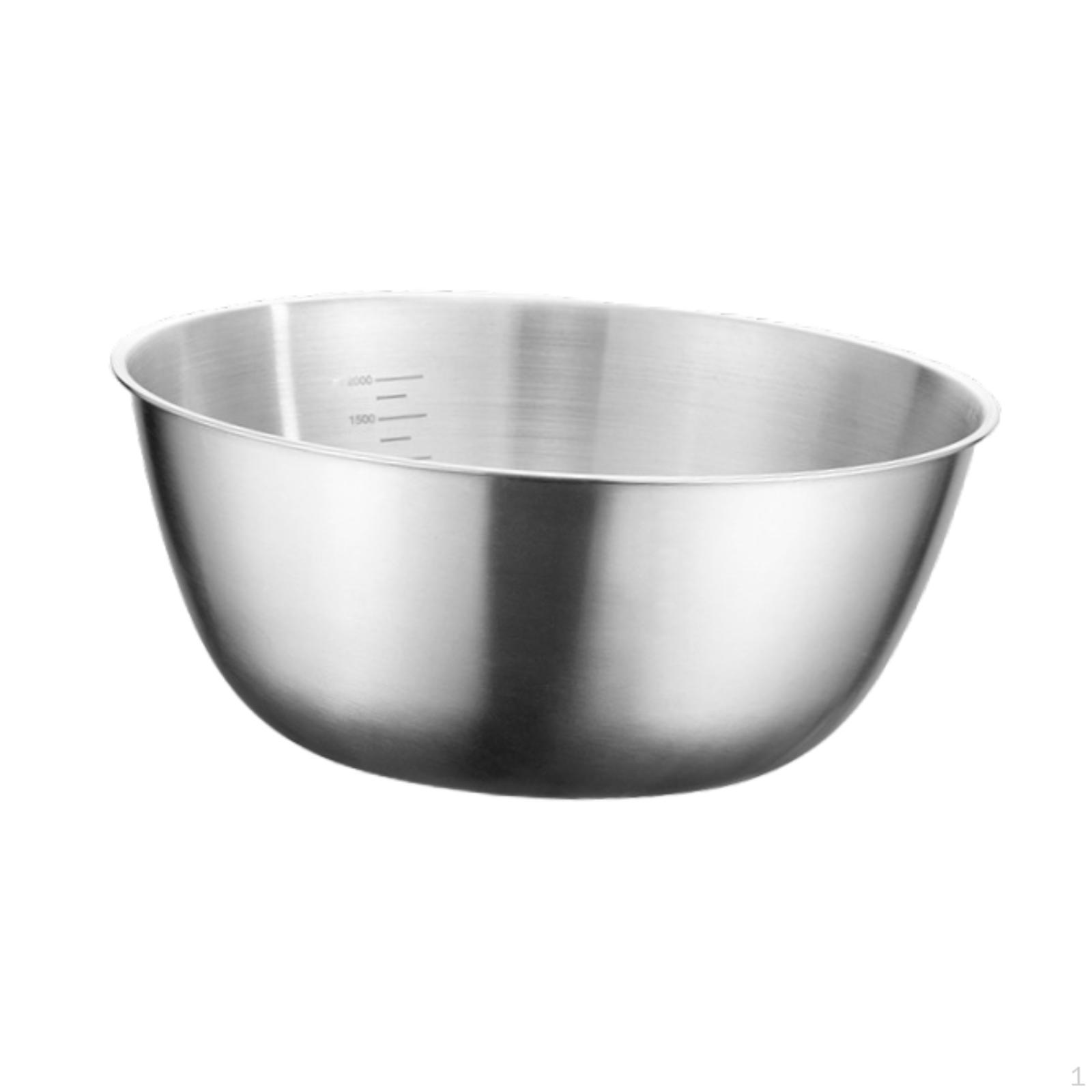 

Таз из нержавеющей стали для взбивания яиц, миска для смешивания, мытья и хранения продуктов 22cm