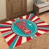 Girl Door Mat Bedside Entrance Bath Retro Floor Decoration Corridor Door Mat Diner Carpet Living Room Balcony