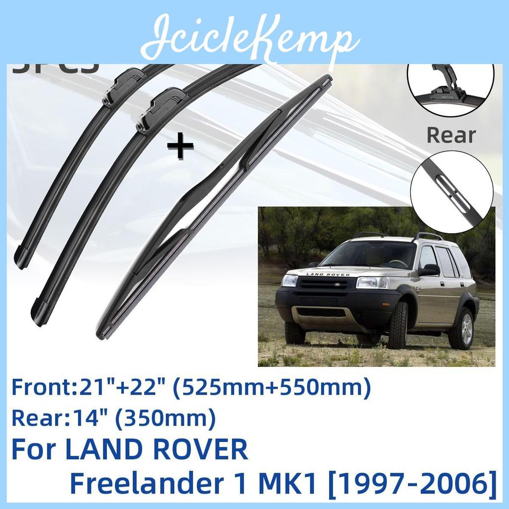 Rover Land Freelander For 1 Mk1 19972006 Front Rear Wiper Blades Brushes Cutter Accessories J Hook 2001 2002 2003 2004 2005 2006