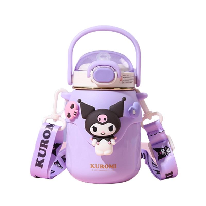 Hochwertige Wasserflasche im Cartoon-Stil mit tragbaren und isolierenden Eigenschaften