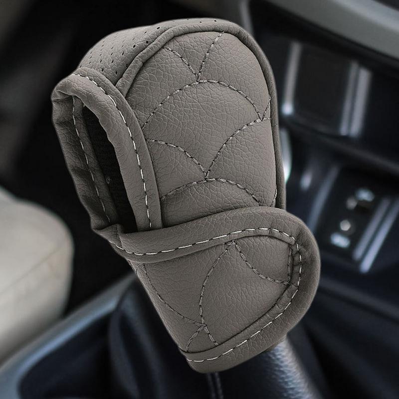 Mașină de interior accesorii auto anti-alunecare PU piele schimbător buton capac protector pentru schimbător de viteze multifuncțional