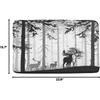 Misty Forest Deer Kitchen Carpet Living Room Shower Room Bedroom Floor Mat Balcony Hallway Non-slip Door Welcome  Entrance Rug