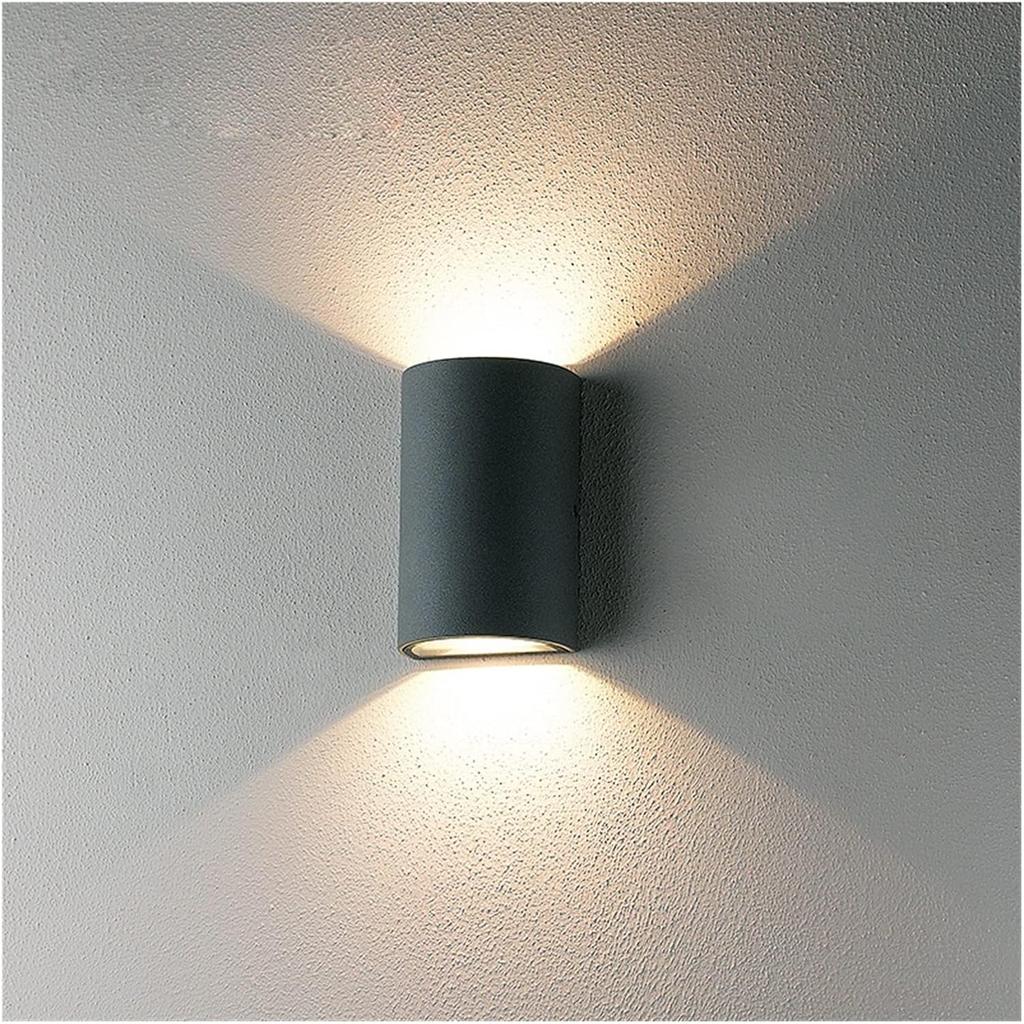 NYMFEA Yaoqijie Modern LED Wall Light 6W 12W Balcony Lamp Waterproof Outdoor Lighting Aluminium Porch Lamp Garden Fence Lamp AC110V 220V Lasting