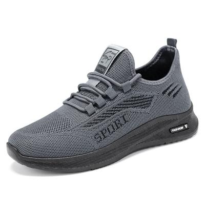 Großhandel von Sport-Herrenschuhen von Herstellern Atmungsaktiv Lässig Neuer Stil Fly Woven Weiche Sohlen Modische Schuhe für Herren